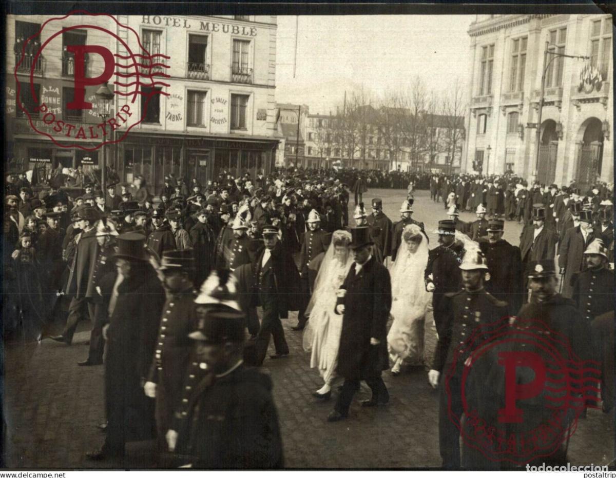 Fotografia antiga: couronnement des costieres st denis 1912 18*13CM
