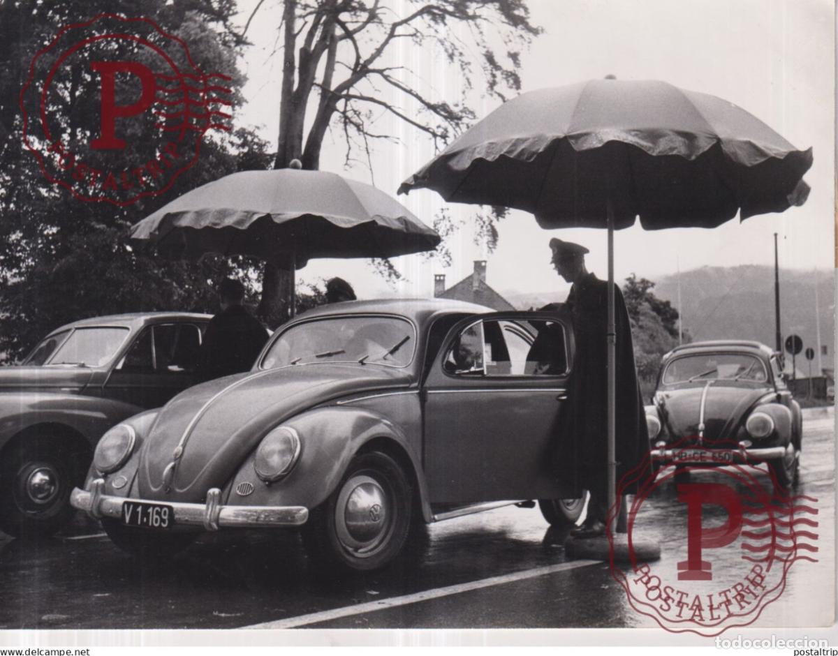 Fotografia antiga: GRENZE DIE ZOLLNER STRASSENZOLLAMTES LINDAU DEUTSCH OSTERREICHISCHEN GRENZE 21*16CM