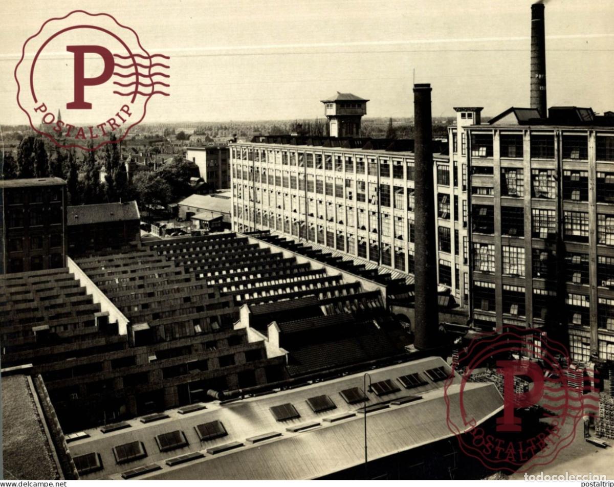 Fotografia antiga: PHILIPS EINDHOVEN NEDERLAND GLOEILAMPENFABRIEKEN 28*19CM