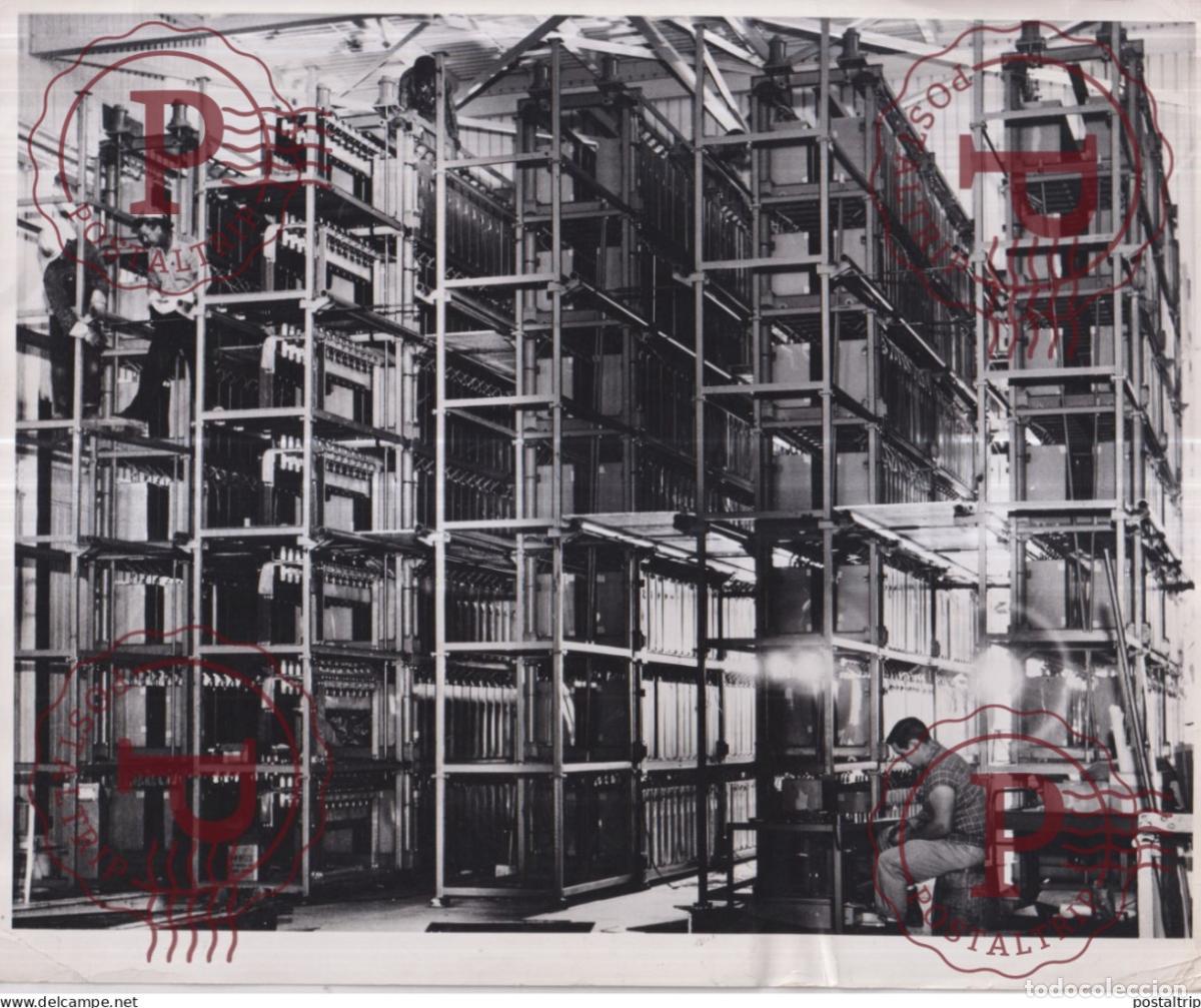 Fotografia antiga: CONDENSATEUR LABORATOIRE SCIENTIFIQUE DE LOS ALAMOS ETATS UNIS USA 25*20CM