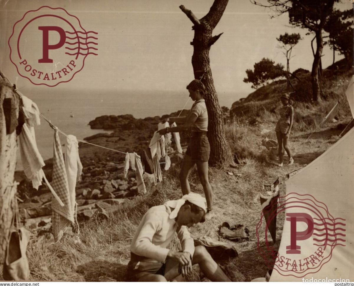 Fotograf&iacute;a antigua: 1939 24*18CM Loisirs, tourisme, camping, vacances