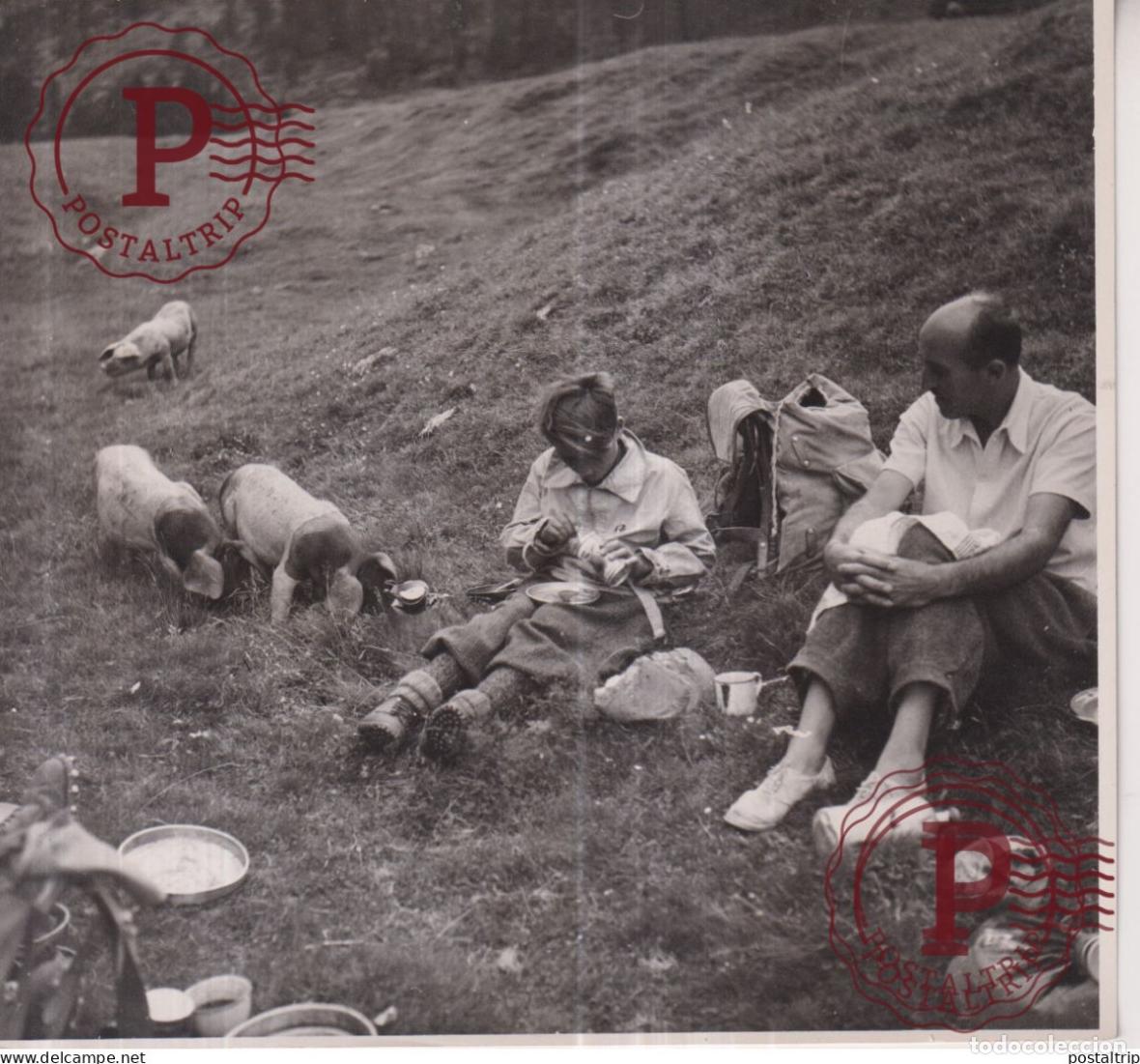 Fotograf&iacute;a antigua: LOT 3 FOTOS ESPA&Ntilde;A ESPGNE 1935 1 MISSING CORNER SEE SCAN 18*17CM Loisirs, tourisme, camping, vacanc
