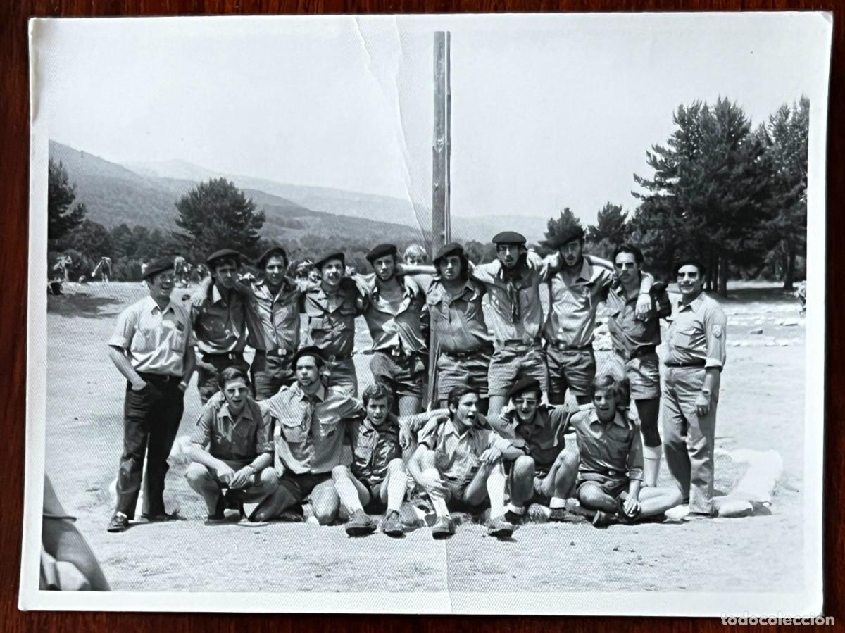 Fotografia antiga: ANTIGUA FOTOGRAFIA DE JOVENES DEL FRENTE DE JUVENTUDES Y DE LA O.J.E. ORGANIZACION JUVENTIL ESPA&Ntilde;OL