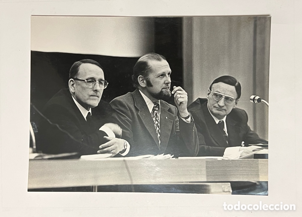 Fotograf&iacute;a antigua: Reuni&oacute;n L&iacute;deres B&aacute;lticos? Estonia, Lituania, tras su declaraci&oacute;n independencia de la Uni&oacute;n Sovi&eacute;tica