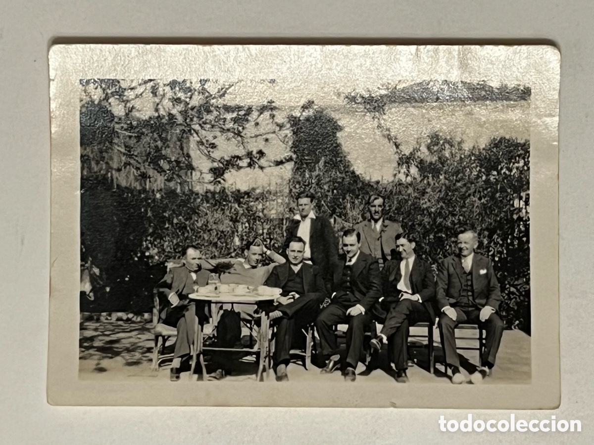 Fotograf&iacute;a antigua: PORTACOELI.. Miembros del Gobierno de Franco y el Oficial Nazi Captain D. Bremer.. Abril de 1950