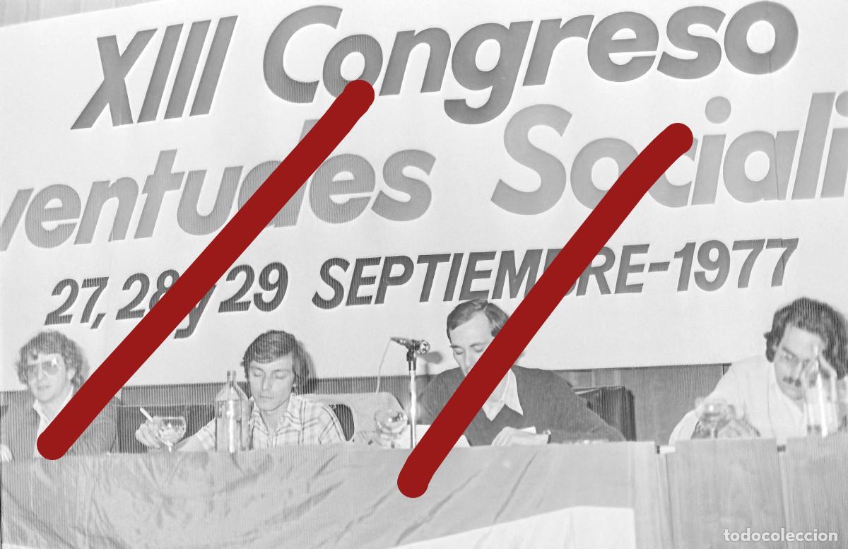 Fotografia antica: Congreso de las Juventudes Socialistas 1977 &rdquo;Congreso de la Bandera&rdquo; - Negativo de Celuloide