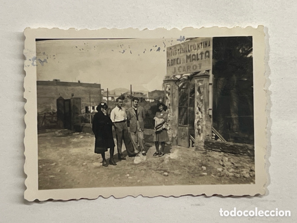 Fotograf&iacute;a antigua: CASTELL&Oacute;N. Fotograf&iacute;a Industrial Levantina.. F&aacute;brica de Malta.. J, Carot (a.1943)