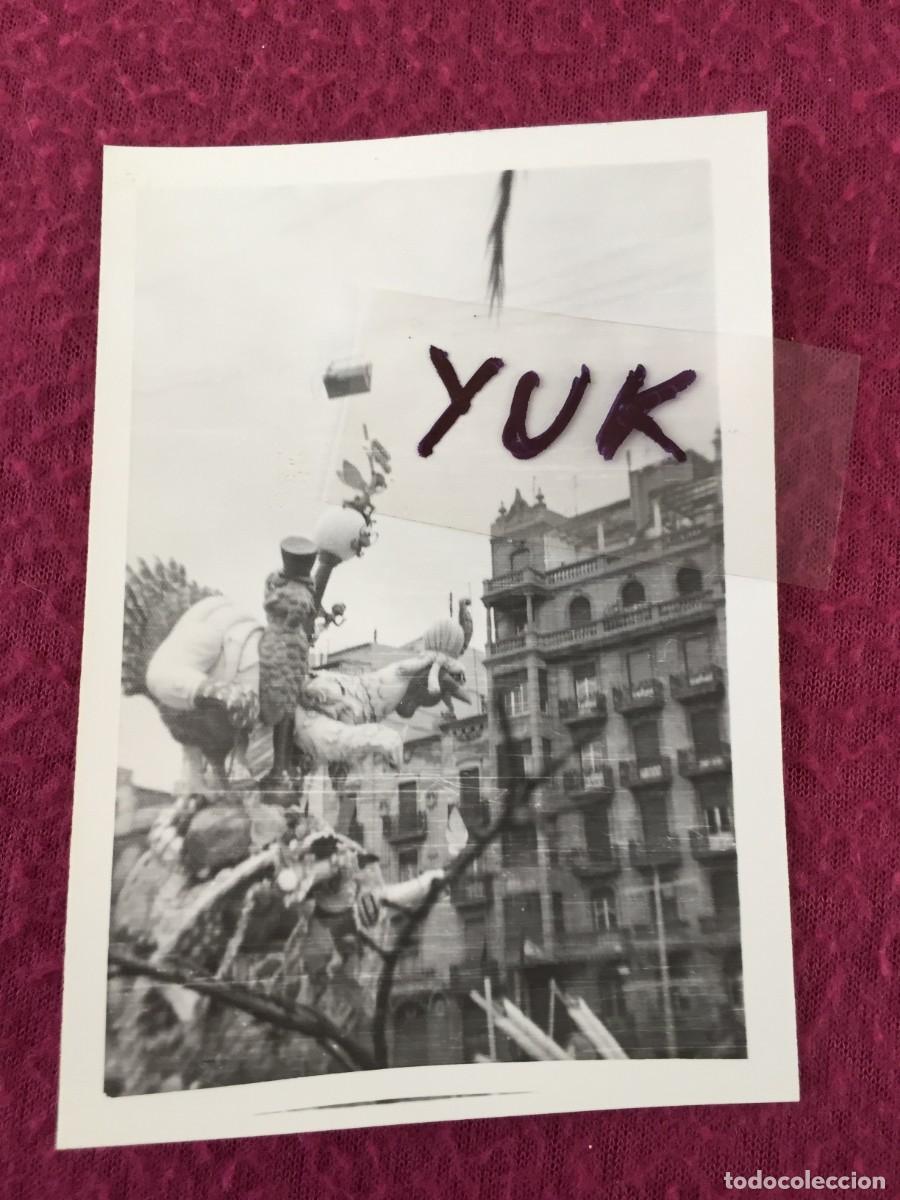 Fotograf&iacute;a antigua: FOTO FOTOGRAFIA DETALLE DE FALLA FERROVIARIA - BAILEN JATIVA - 1976 - FALLAS DE VALENCIA