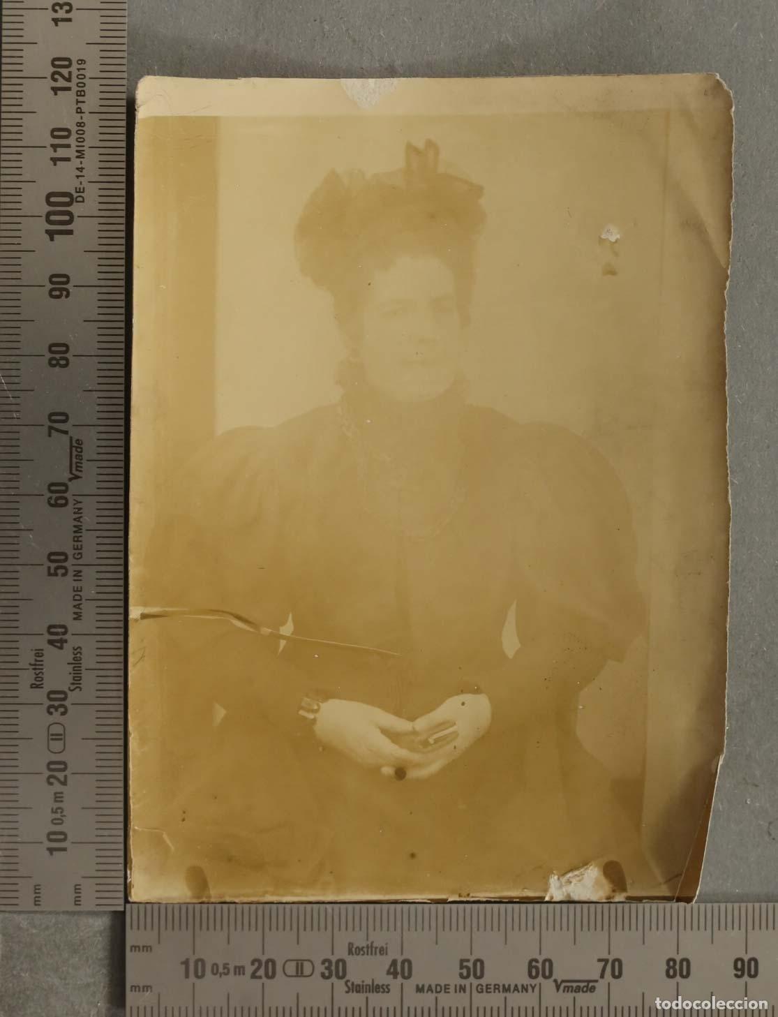 Fotograf&iacute;a antigua: FOTOGRAFIA. RETRATO DE SE&Ntilde;ORA. HACIA 1890