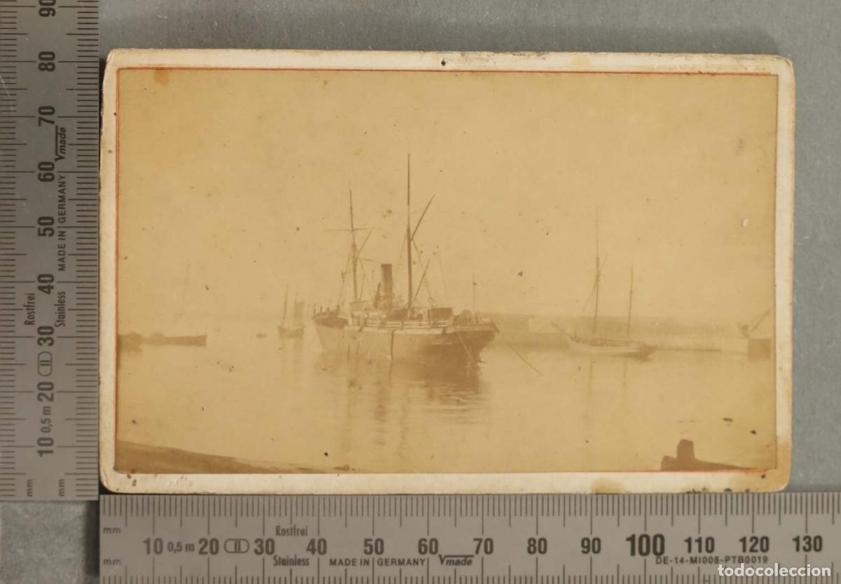 Fotograf&iacute;a antigua: FOTOGRAFIA. PUERTO EMBARCACIONES. &iquest;CASTRO URDIALES? HACIA 1890