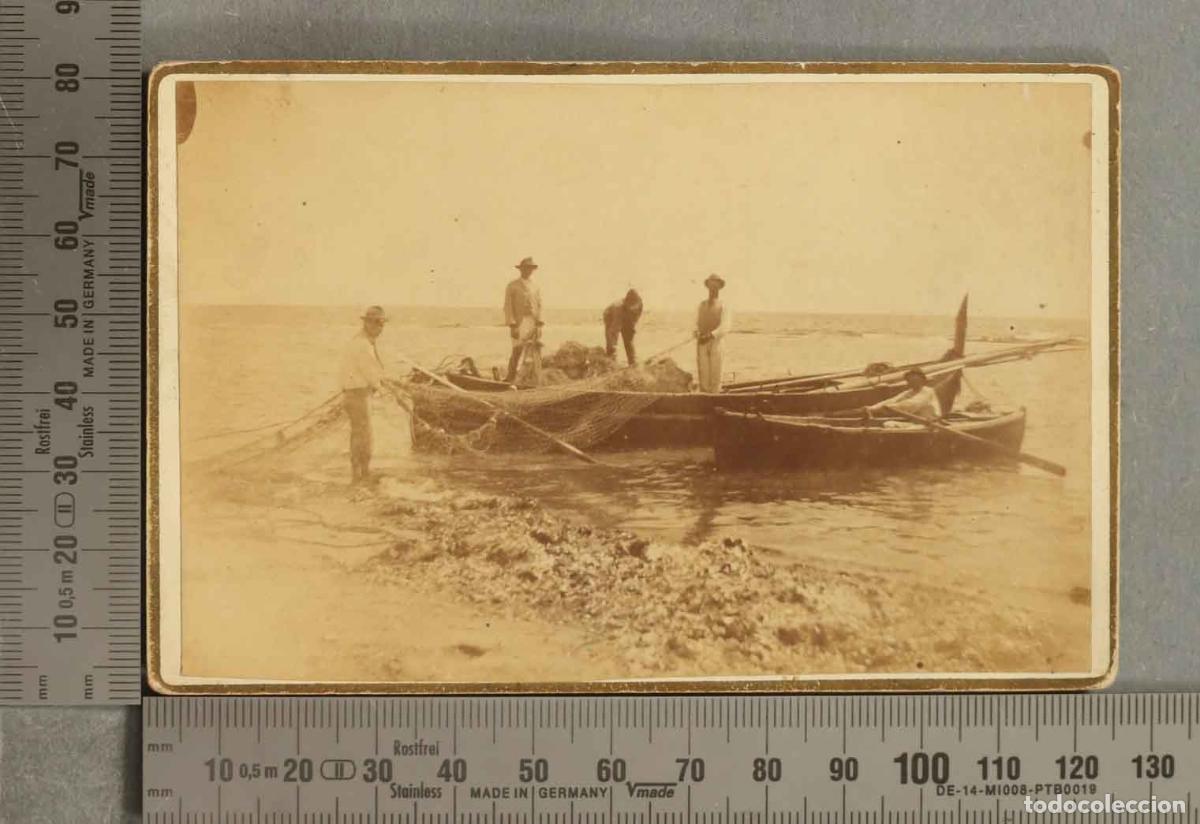 Fotograf&iacute;a antigua: FOTOGRAFIA. EMBARCACIONES PESCADORES. &iquest;CASTRO URDIALES? HACIA 1890