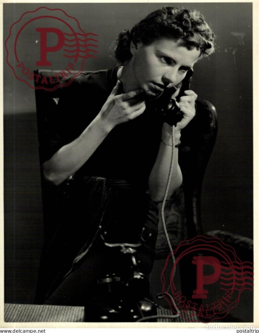 Fotografia antica: TELEPHONIQUE TELEPHONISTES TELEPHONE TELEFONE 24*18CM