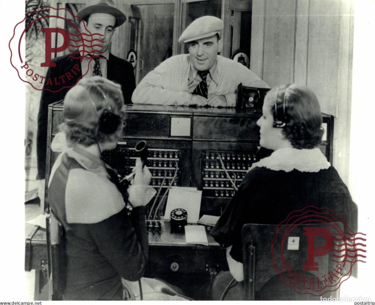 Fotografia antica: FILM J ECUOTE ALLEN JENKINS PAR O BRIEN TELEPHONIQUE TELEPHONISTES TELEPHONE TELEFONE 24*18CM