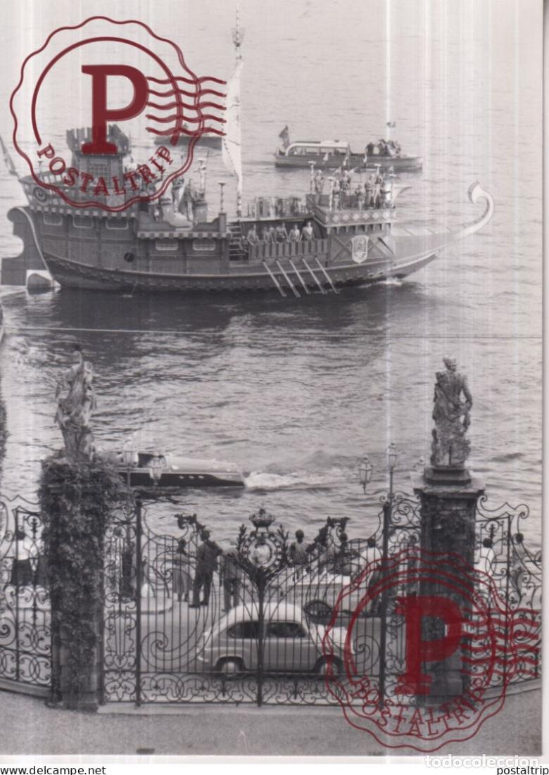 Fotografia antica: BELLAGIO COMO ITALY ITALIE 1958 FESTA NAVALE DEL LARIO 18*13CM