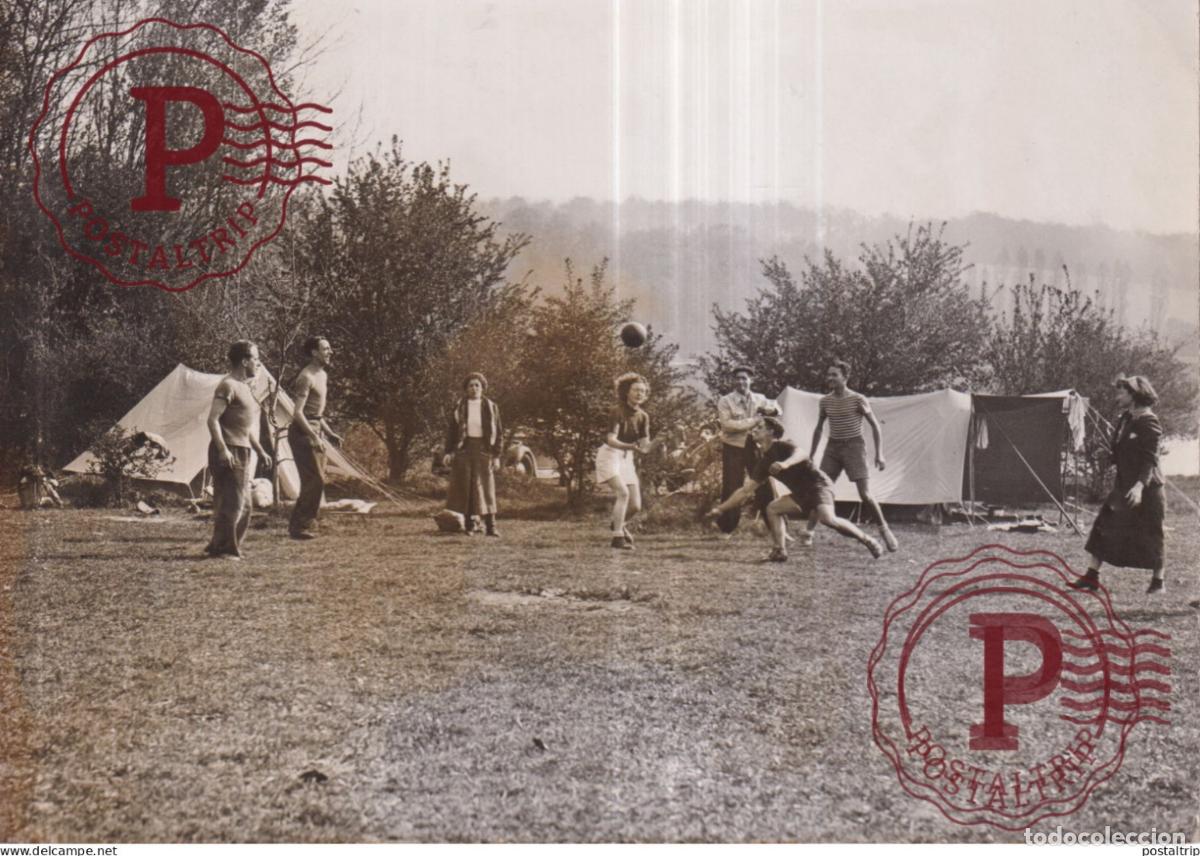 Fotografia antica: TCAMPEURS ILE DE FRANCE 1938 18*13CM Loisirs, tourisme, camping, vacances