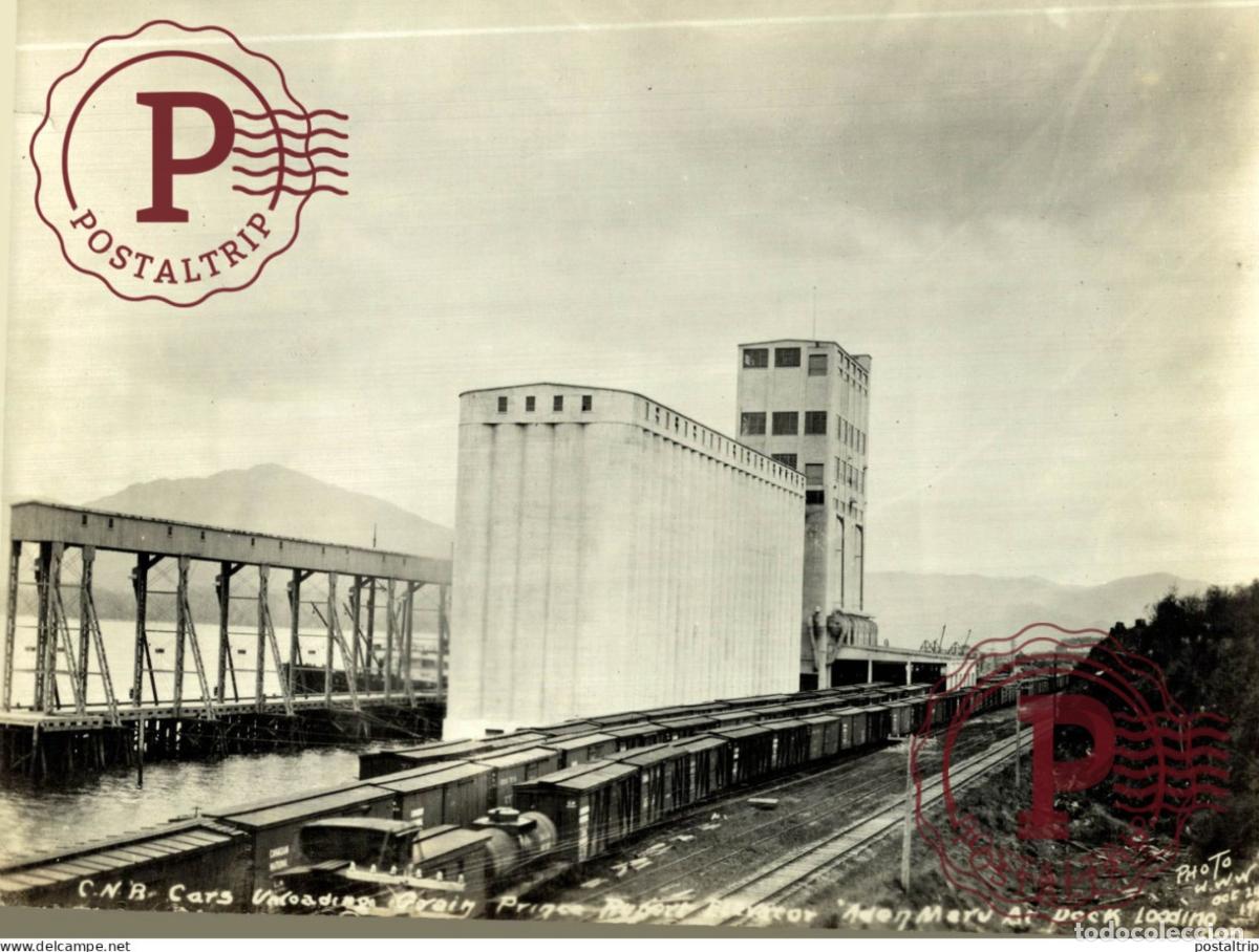 Fotografia antica: Pacific Prince Rupert GRAIN ELEVATOR TORONTO CANADA 23*16CM
