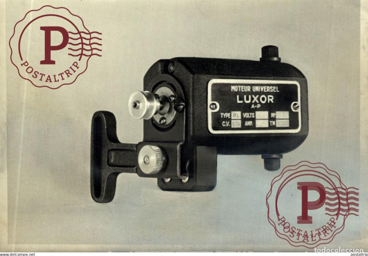 Fotografia antica: LUXOR MOTEUR 18*12CM