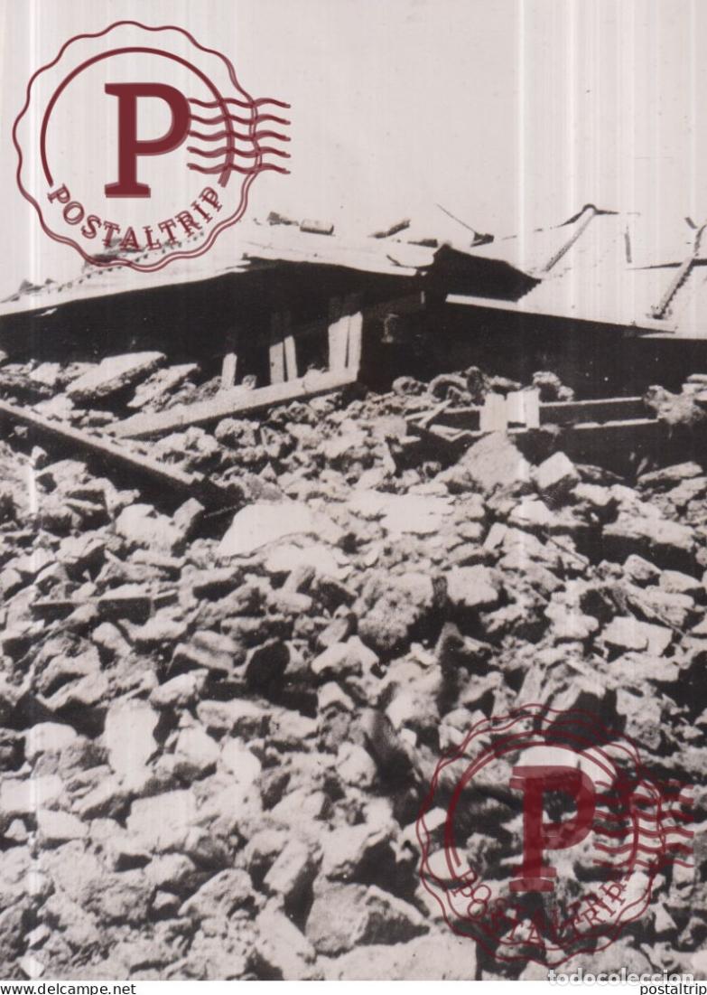 Alte Fotografie: INDE INDIA BELOUTCHISTAN SEISISME TREMBLEMENT DE TERRE 17*13CM