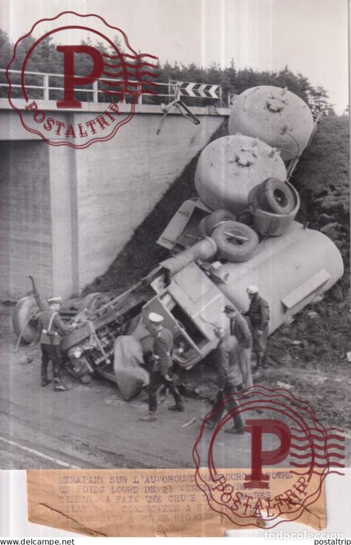 Fotografia antica: AUTOROUTE HAMBURG HANOVER GERMANY DEUTSCHLAND 21*16CM