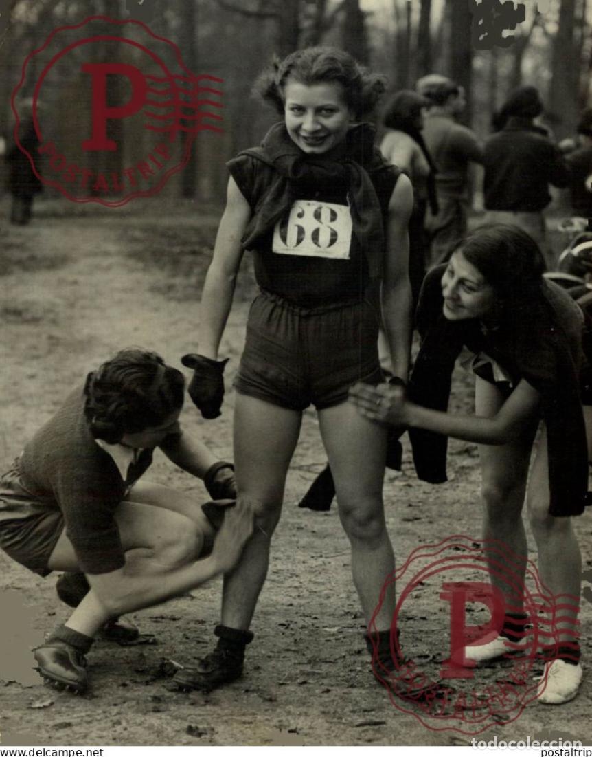 Fotografia antica: COURSE FEMENINA 1938 18*13CM