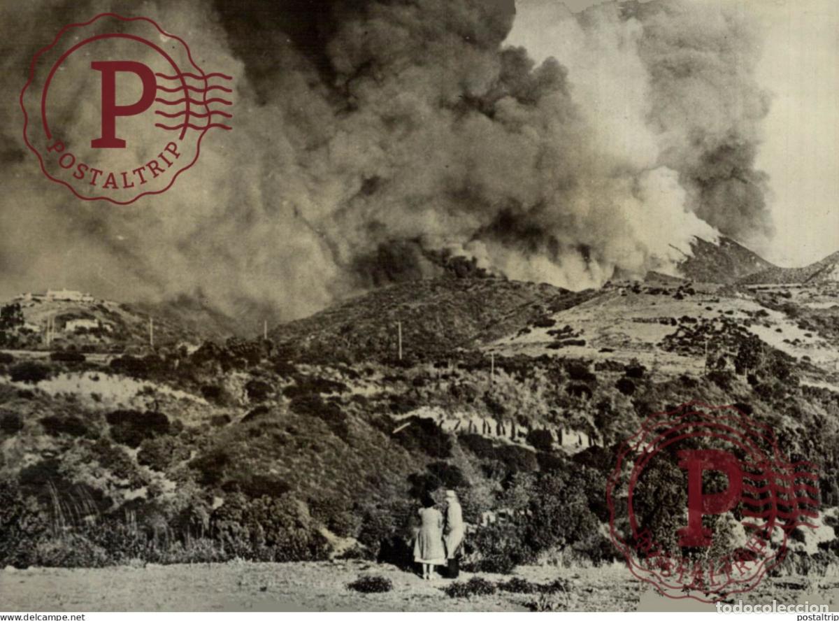 Fotografia antiga: USA FIRE CALIFORNIA 1939 17*13CM