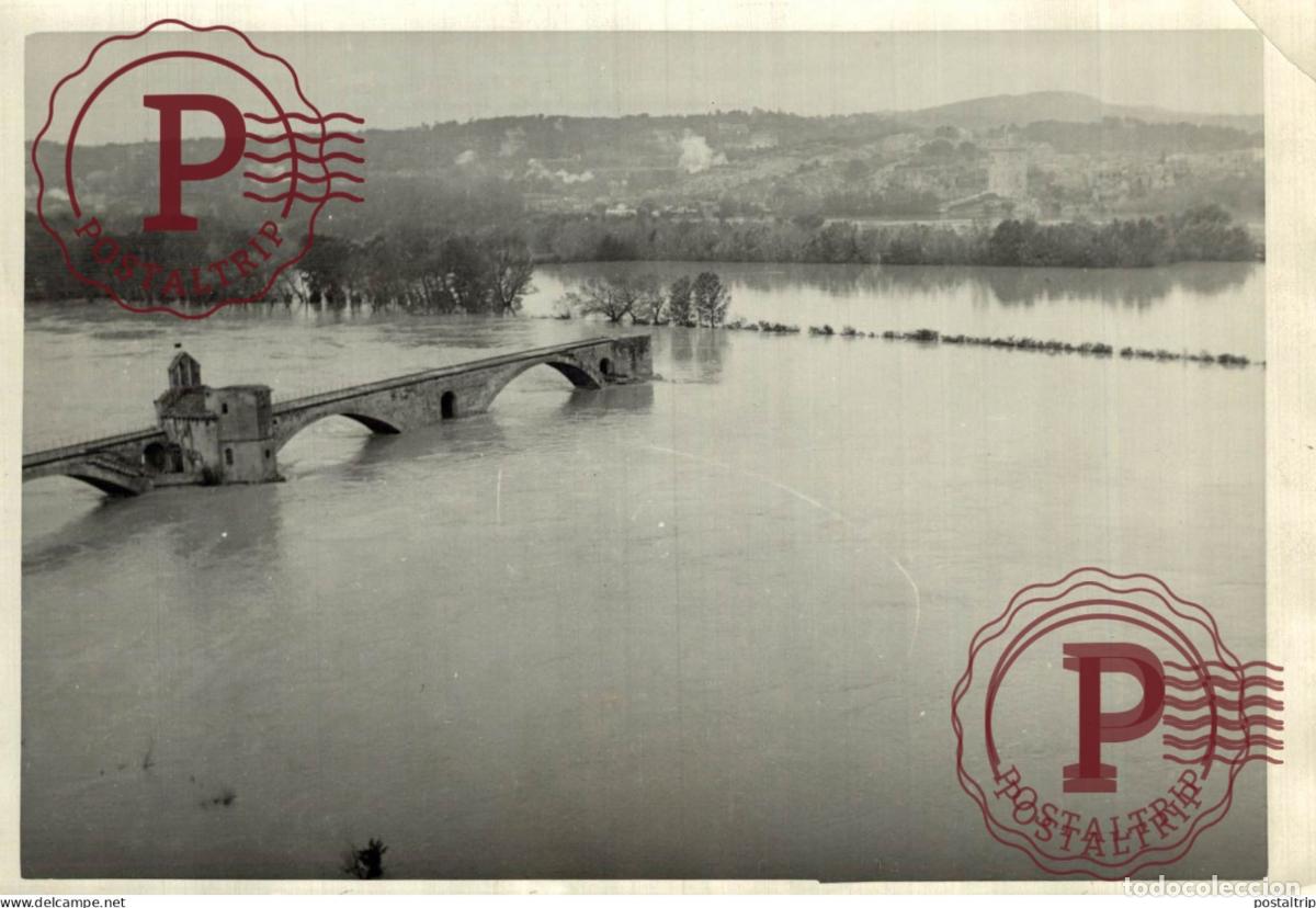 Fotograf&iacute;a antigua: AVIGNON 1935 INONDATIONS FRANCE 18*13CM