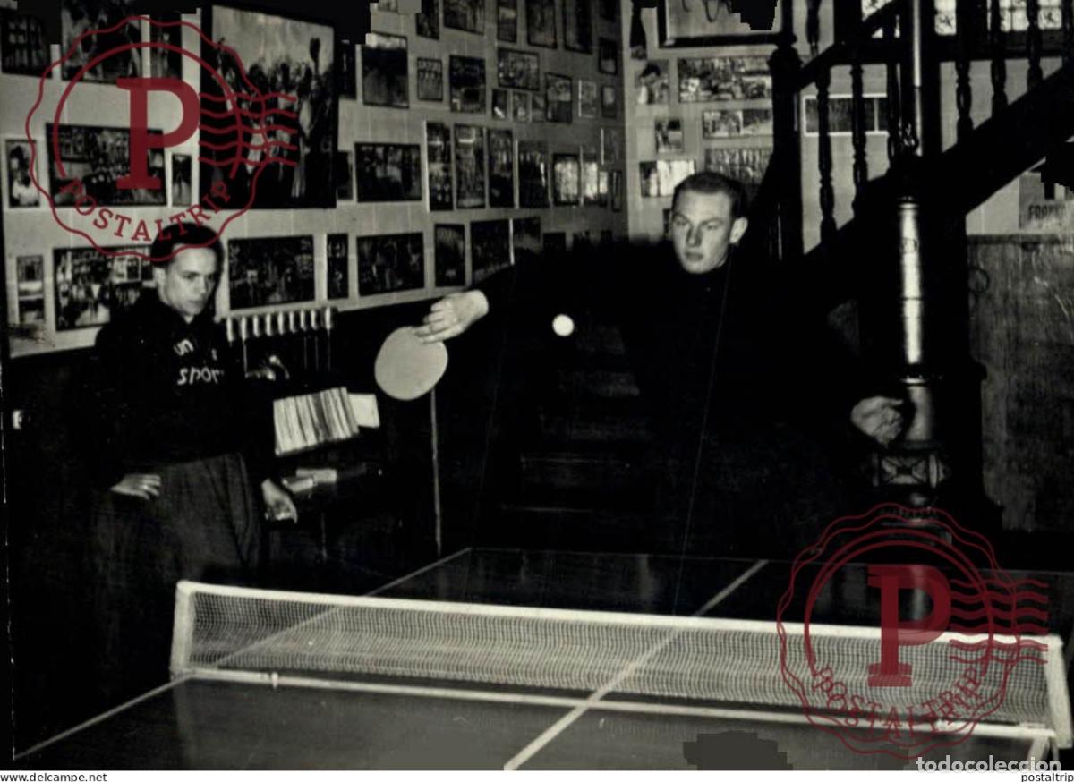 Fotograf&iacute;a antigua: 9*7CM ping pong tennis table