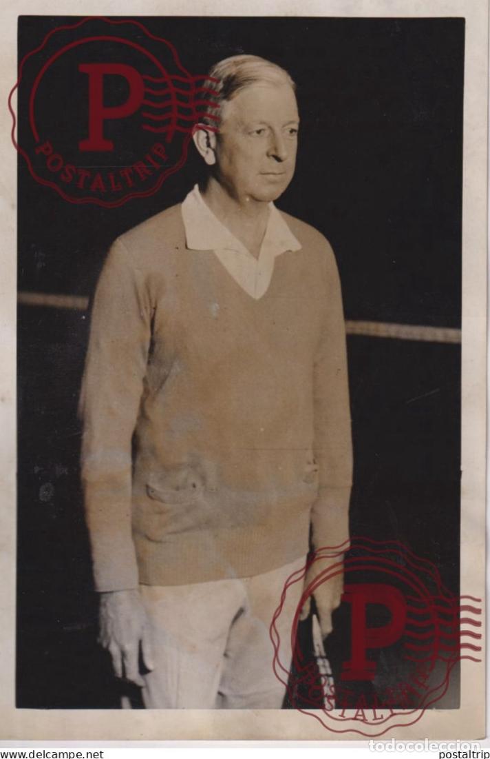 Fotograf&iacute;a antigua: Dwight F. Davis American tennis player and politician. 15*10CM TENNIS