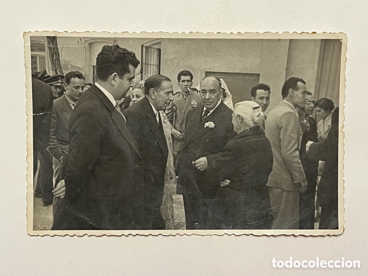 Fotograf&iacute;a antigua: VALENCIA. Adolfo Rinc&oacute;n de Arellano..? Actos oficiales inauguraci&oacute;n de una Falla..? 19-Marzo-1959