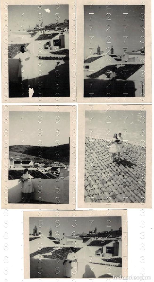 Fotograf&iacute;a antigua: GELVES ? SEVILLA A&Ntilde;OS 30 FAMILIA VALENCIA DE LOS SANTOS COLECCION 5 FOTOGRAFIAS UNICAS B46