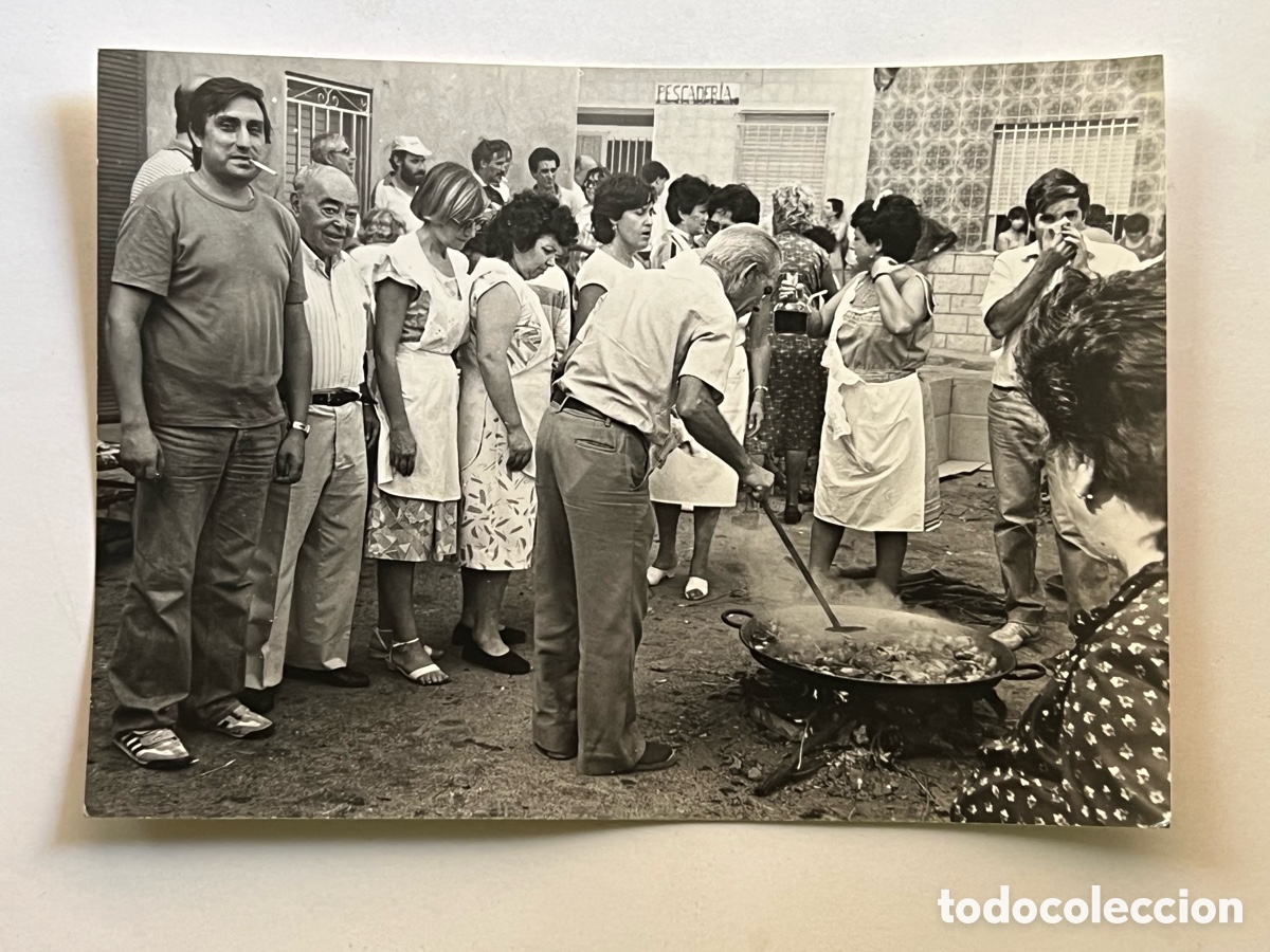 Fotograf&iacute;a antigua: CARCAGENTE, SUECA, ALGEMES&Iacute; ? Fotograf&iacute;a concurso popular de paellas&hellip; (h.1970?)