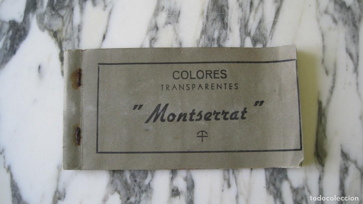 Fotograf&iacute;a antigua: COLORES TRANSPARENTES MONTSERRAT - FOTOGRAF&Iacute;A - REVELADO - A&Ntilde;OS 50