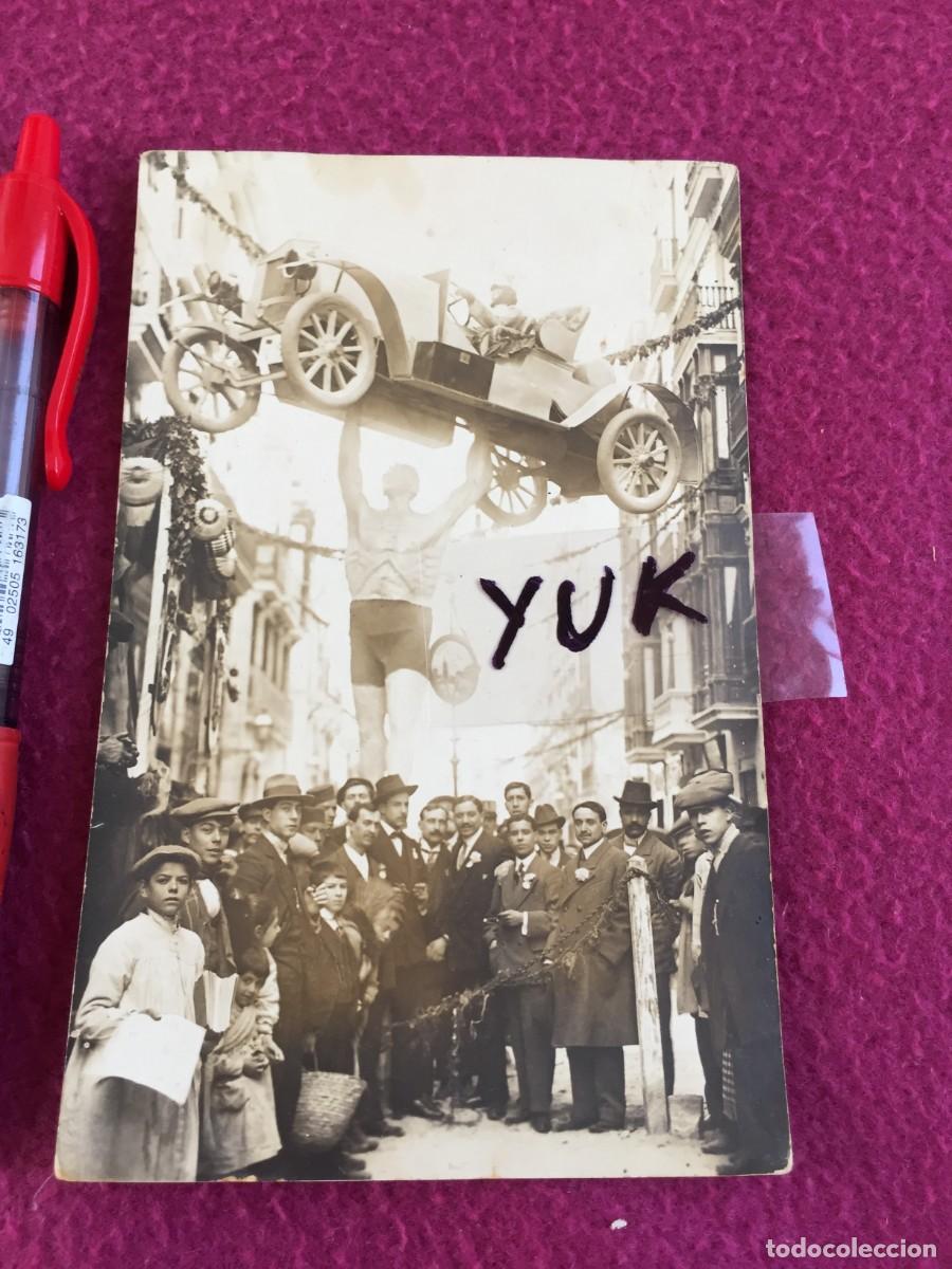 Fotograf&iacute;a antigua: Foto - Fotografia de la falla de Don Juan de Austria de 1912 --- Titulo: Bruto - Fallas de Valencia