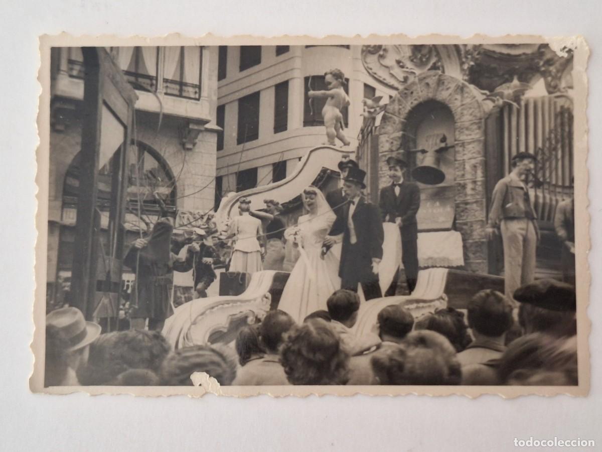 Fotograf&iacute;a antigua: ANTIGUA FOTOGRAFIA FALLAS DE VALENCIA FOTO GUZMAN FIESTAS DE SAN JOSE RV