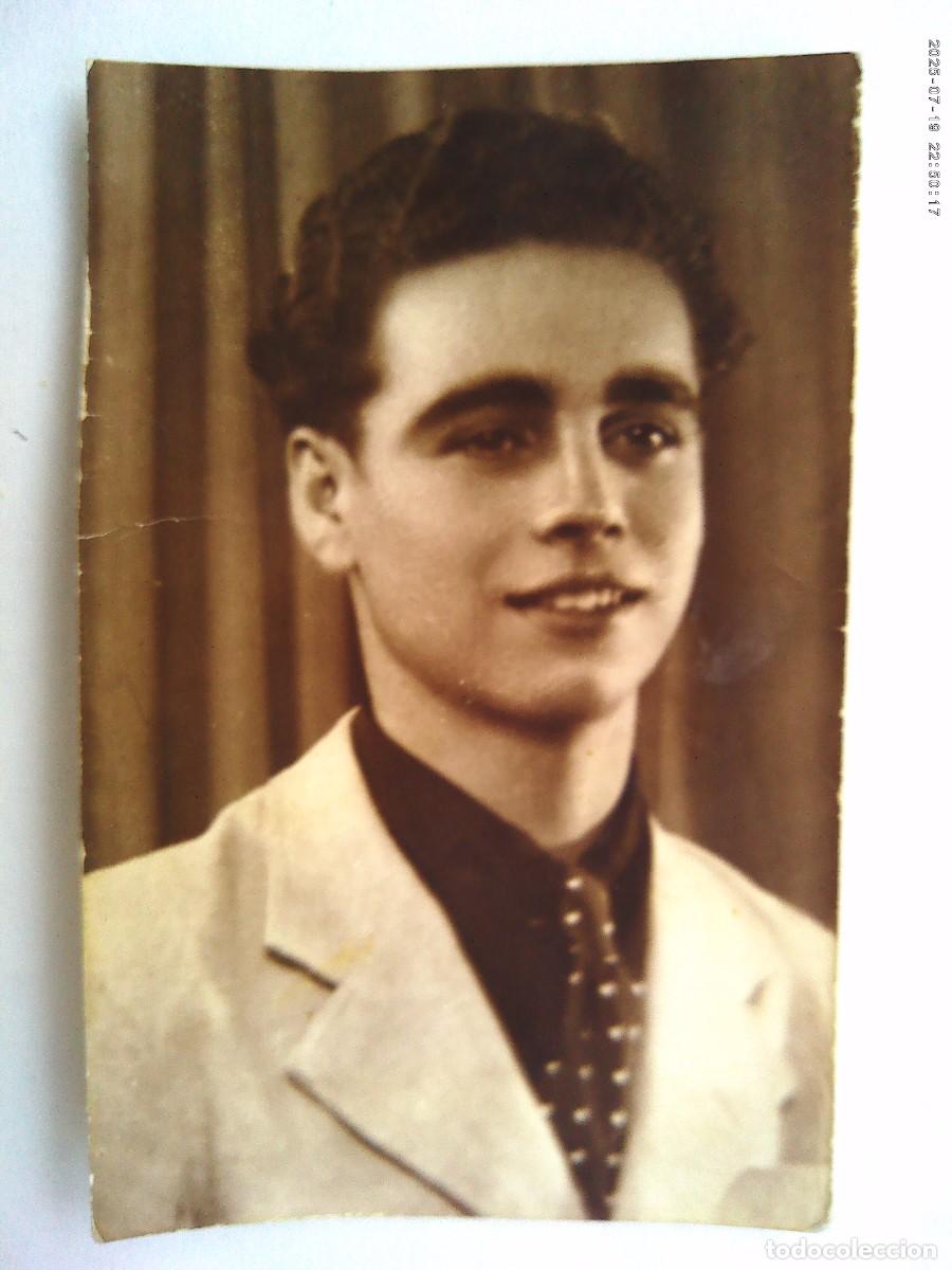 Fotograf&iacute;a antigua: BONITA FOTO DE ESTUDIO DE JOVEN ELEGANTE
