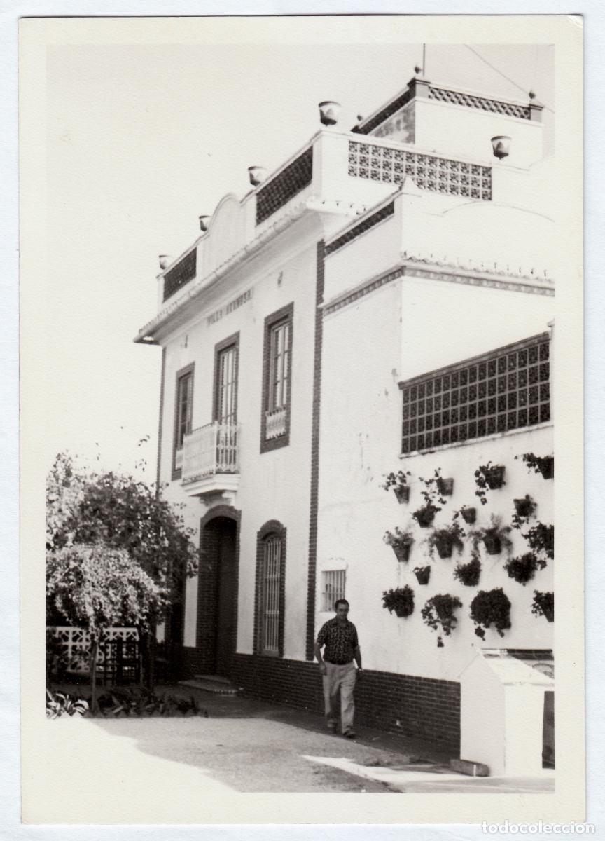 Fotograf&iacute;a antigua: Bonita villa, Val&egrave;ncia?. A&ntilde;os 60 pc