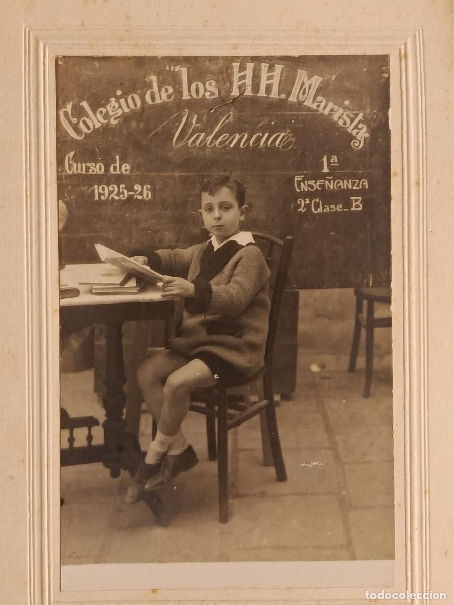 Fotograf&iacute;a antigua: COLEGIO HERMANOS MARISTAS. VALENCIA. FOTOGRAF&Iacute;A COLEGIAL 1925-1926.