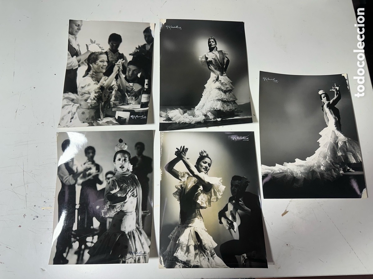 Fotograf&iacute;a antigua: Conjunto fotografias Fotografo Gyenes Carmen Amaya