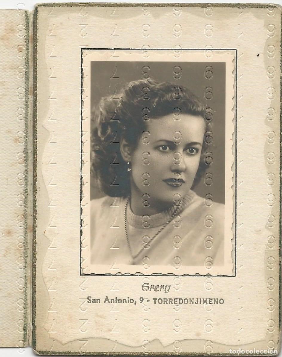 Fotografia antica: TORREDONJIMENO FOTOGRAFIA ANTIGUA UNICA MARIA JESUS CHOCLAN GRERY FOTOGRAFO 10X7 M29