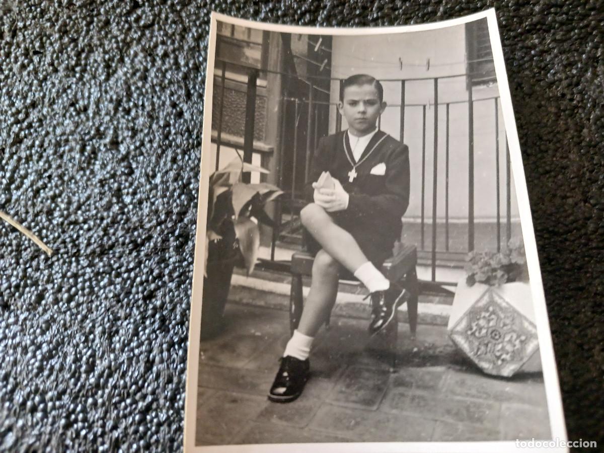 Fotograf&iacute;a antigua: FOTOGRAFIA DE ni&ntilde;o de comunion, foto de viuda de e. riba