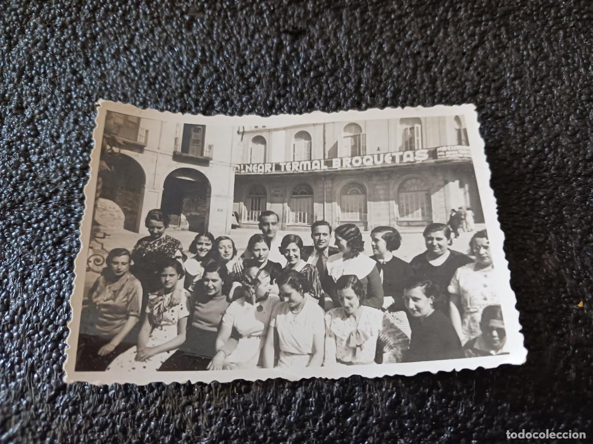 Fotograf&iacute;a antigua: antigua fotografia del balneari termal de broquetas