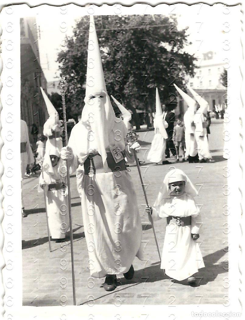 Fotograf&iacute;a antigua: MELILLA SEMANA SANTA FOTOGRAFIA MUY ANTIGUA 9X6 FAMILIA MANUEL CHOCLAN BARRERA M31