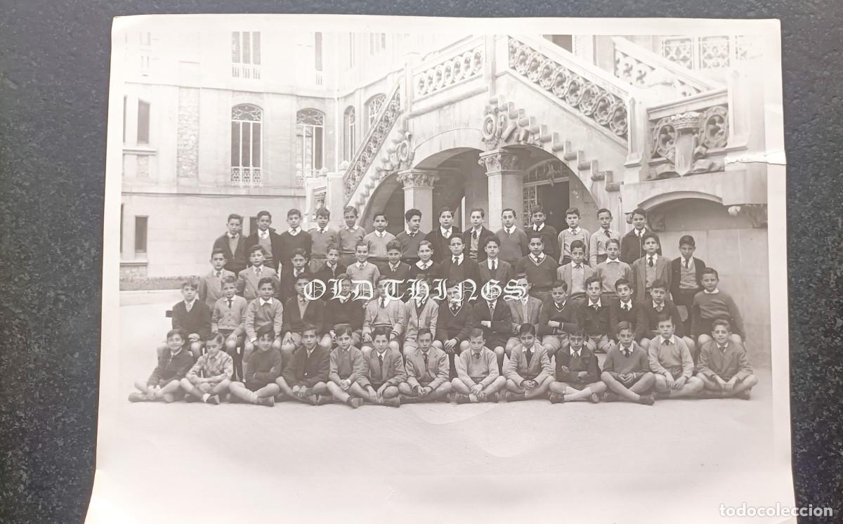 Fotografia antiga: FOTOGRAFIA DEL COLEGIO DE NUESTRA SE&Ntilde;ORA DEL PILAR, MADRID, ALUMNOS DE 1954, FOTO J. BERINGOLA, MIDE