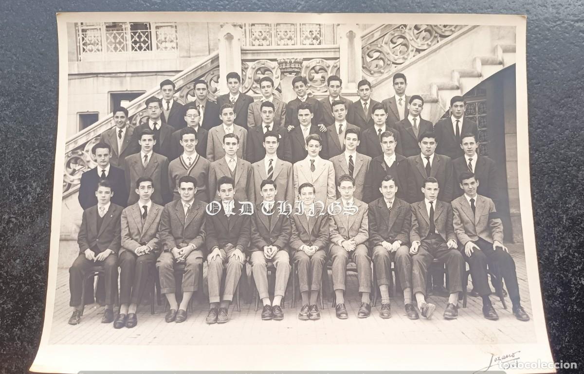 Fotograf&iacute;a antigua: FOTOGRAFIA DEL COLEGIO DE NUESTRA SE&Ntilde;ORA DEL PILAR, MADRID, ALUMNOS DE 1958, FOTO LOZANO, MIDE 24 X