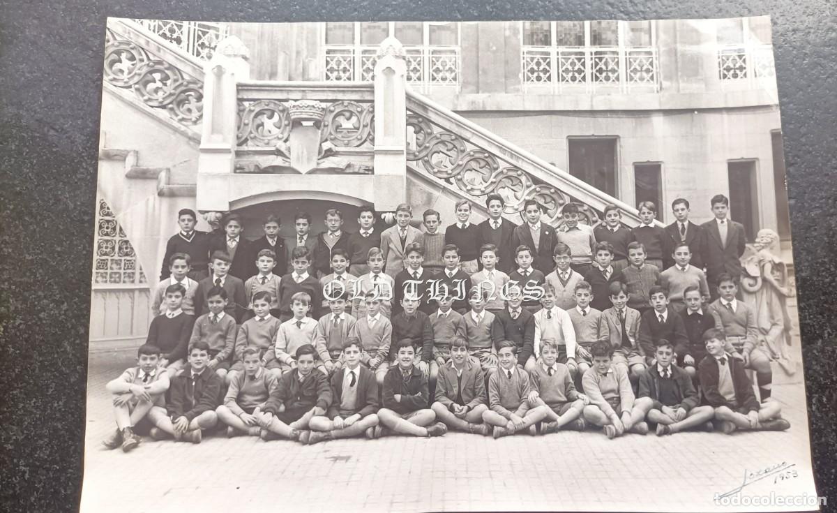 Fotograf&iacute;a antigua: FOTOGRAFIA DEL COLEGIO DE NUESTRA SE&Ntilde;ORA DEL PILAR, MADRID, ALUMNOS DE 1953, FOTO LOZANO, MIDE 24 X