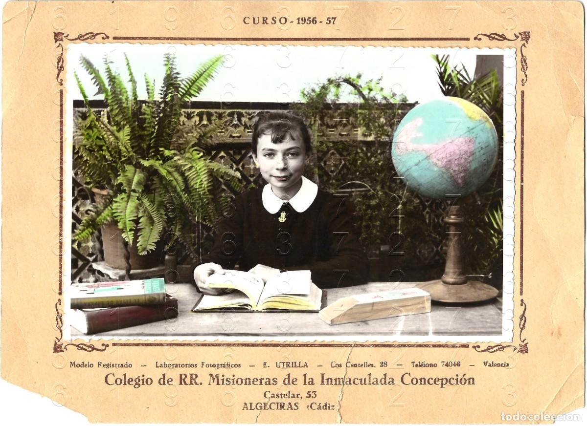 Antique Photography: ALGECIRAS COLEGIOMISIONERAS INMACULADA CONCEPCION 1956 FOTOGRAFIA FAMILIA MANUEL CHOCLAN BARRERA M27