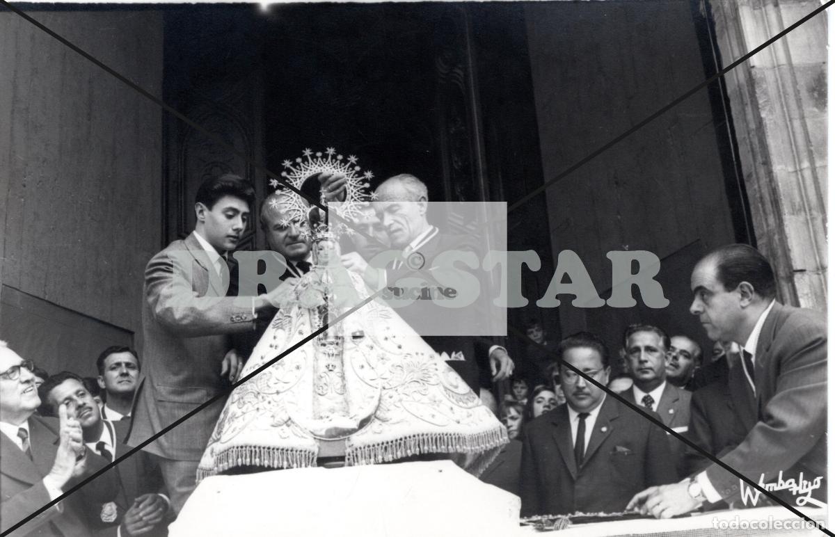 Fotograf&iacute;a antigua: ANTIGUA FOTOGRAFIA ORIGINAL FIESTAS DEL 50 ANIVERSARIO CORONACI&Oacute;N CASTELLON TAMA&Ntilde;O 12X18