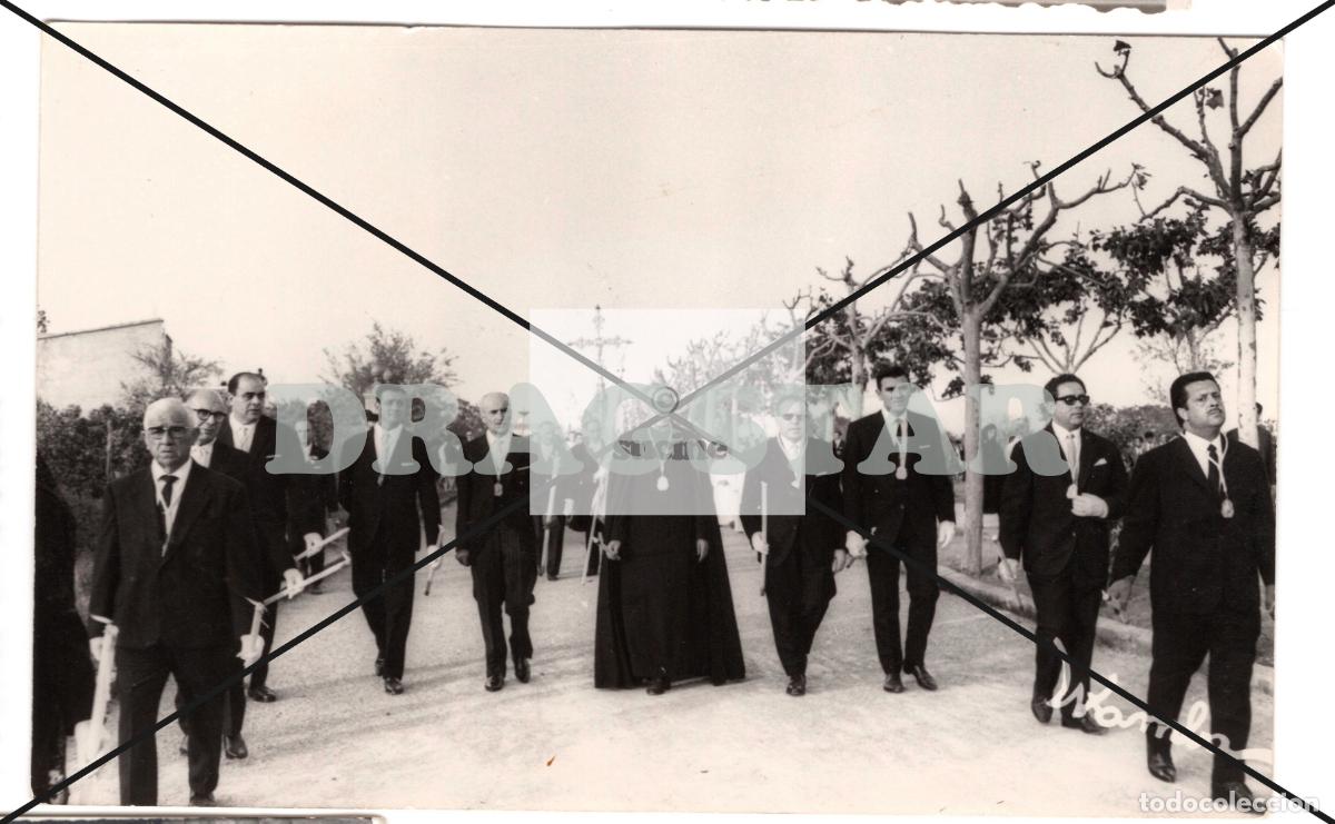 Fotograf&iacute;a antigua: ANTIGUA FOTOGRAFIA ORIGINAL FIESTAS DEL 50 ANIVERSARIO CORONACI&Oacute;N CASTELLON TAMA&Ntilde;O 9X13