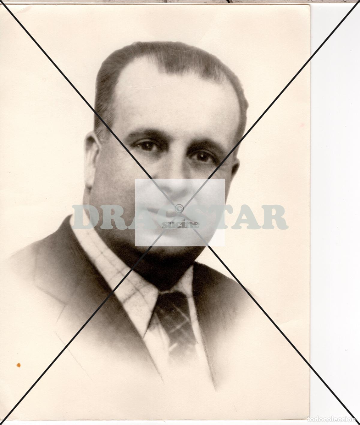 Fotografia antiga: ANTIGUA FOTOGRAFIA ORIGINAL DOCTOR LUIS BATALLA GONZALEZ TAMA&Ntilde;O 18X24