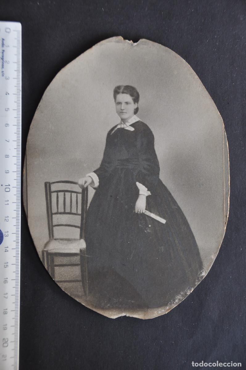 Fotograf&iacute;a antigua: FOTOGRAF&Iacute;A DE UNA SE&Ntilde;ORITA SIN AUTOR
